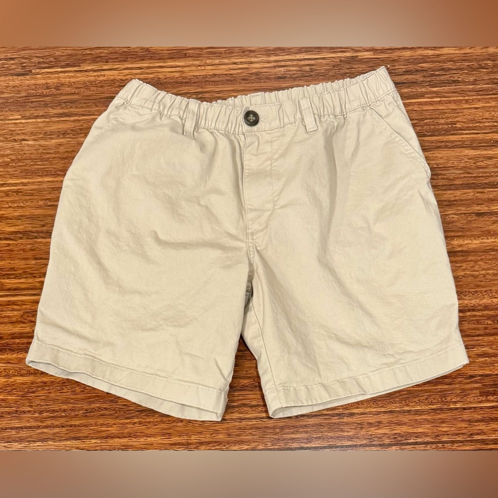 Chubbies Cream Flat Front Men's Shorts